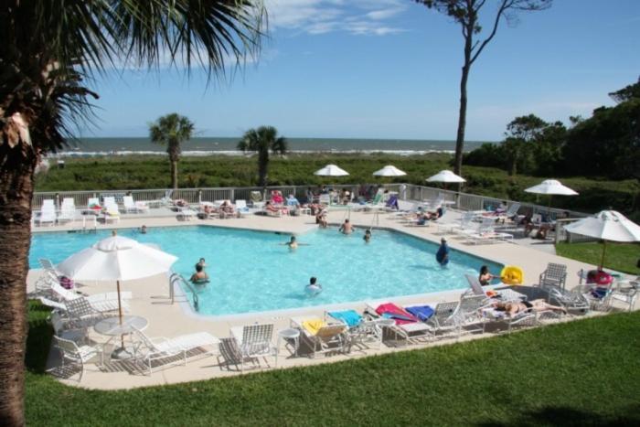 Ocean Villas Deluxe - Oceanfront Villa - Steps To Beach - Great Location - Heated Pool April Hilton Head Island Exteriör bild